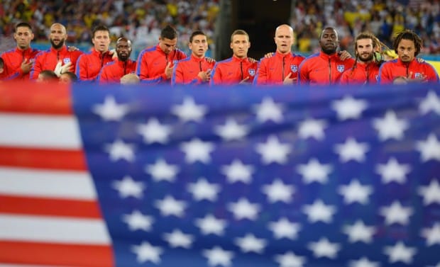 the-usmnt-sings-the-anthem-behind-the-american-flag-before-their-ghana-game