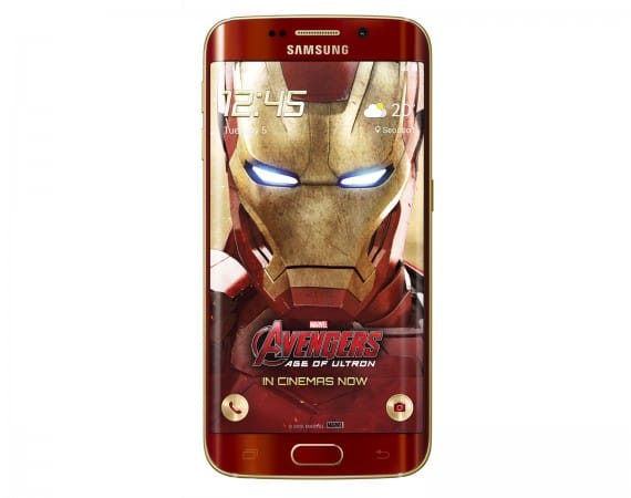 galaxy s6 edge iron man