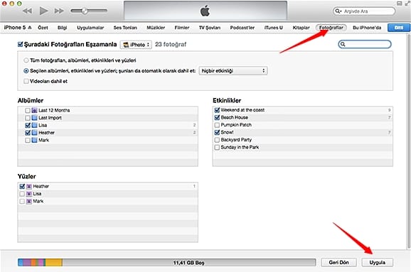 iphone'dan fotoğraf silme -2
