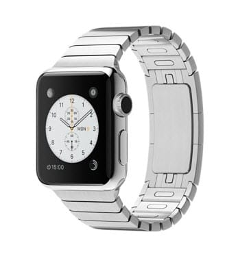 38 mm paslanmaz çelik kasa ve baklalı model bilezik