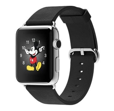 42 mm paslanmaz çelik kasa ve klasik tokalı siyah kayış