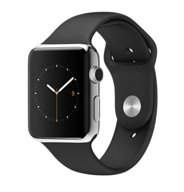 42 mm paslanmaz çelik kasa ve siyah spor kordon