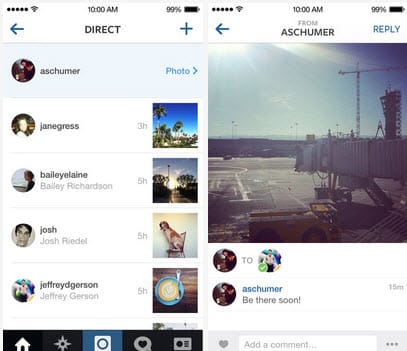instagram'da mesajlaşma